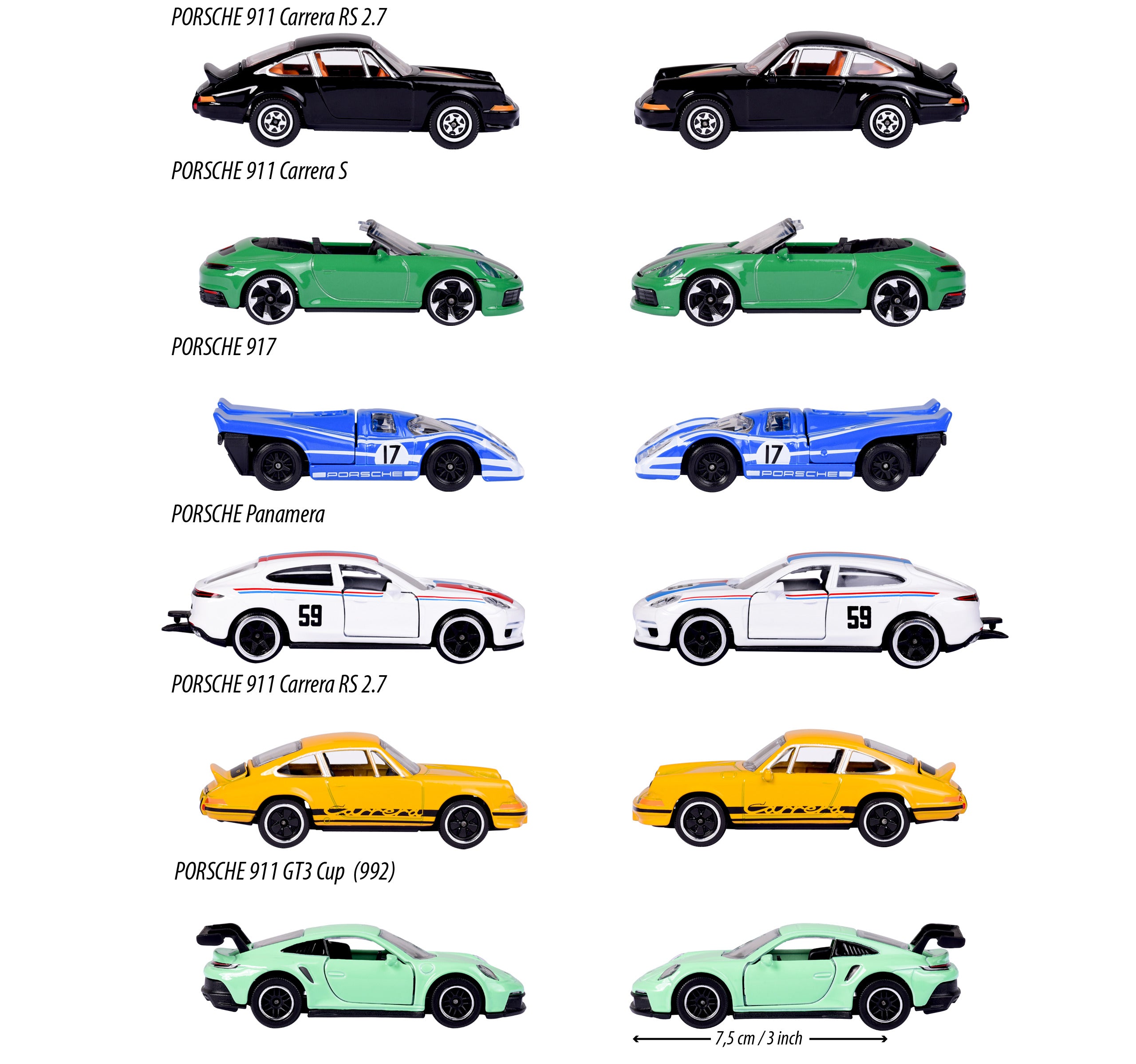 Porsche Premium Cars Majorette Assortment