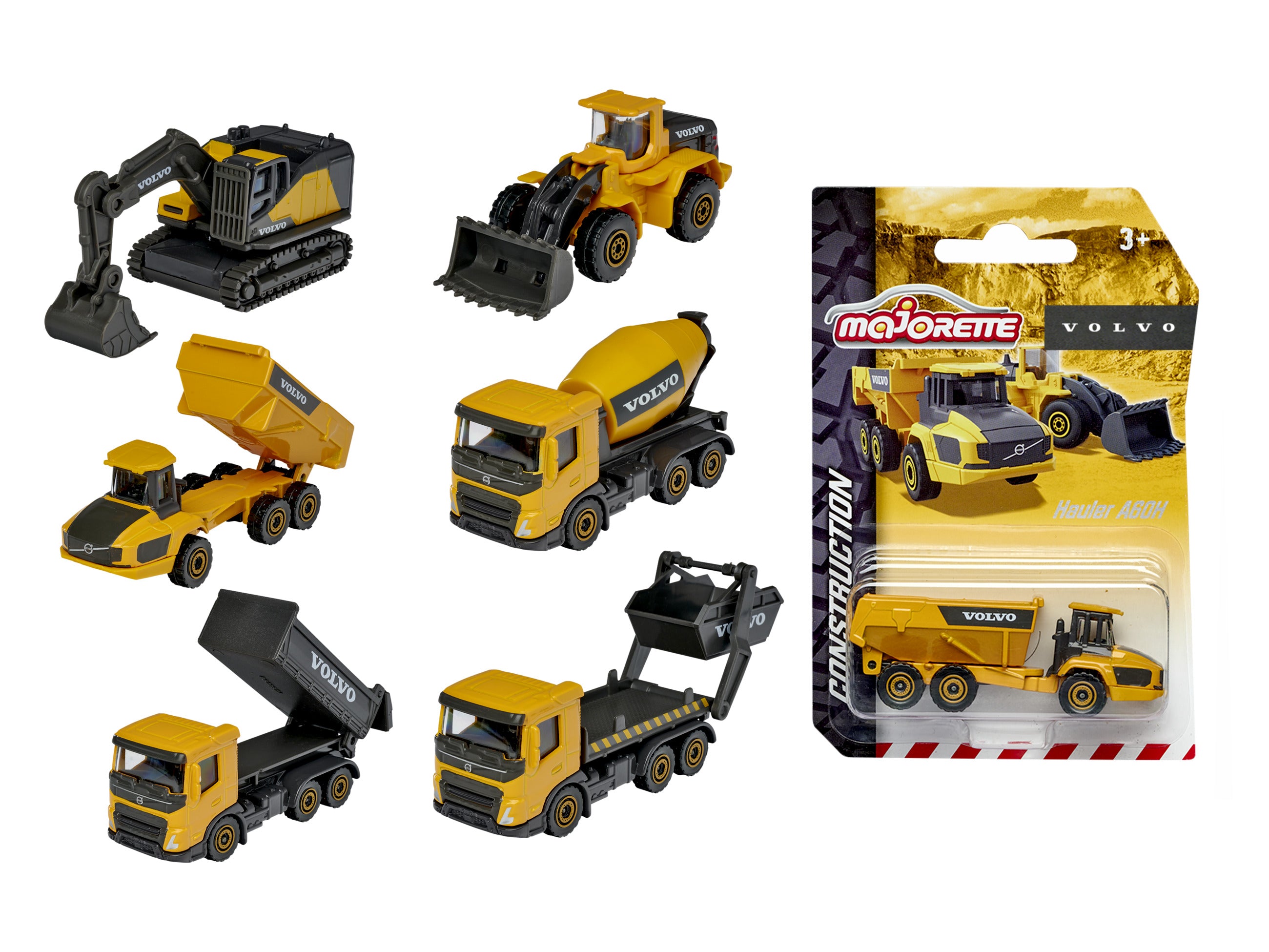 Volvo Construction Majorette Assortment