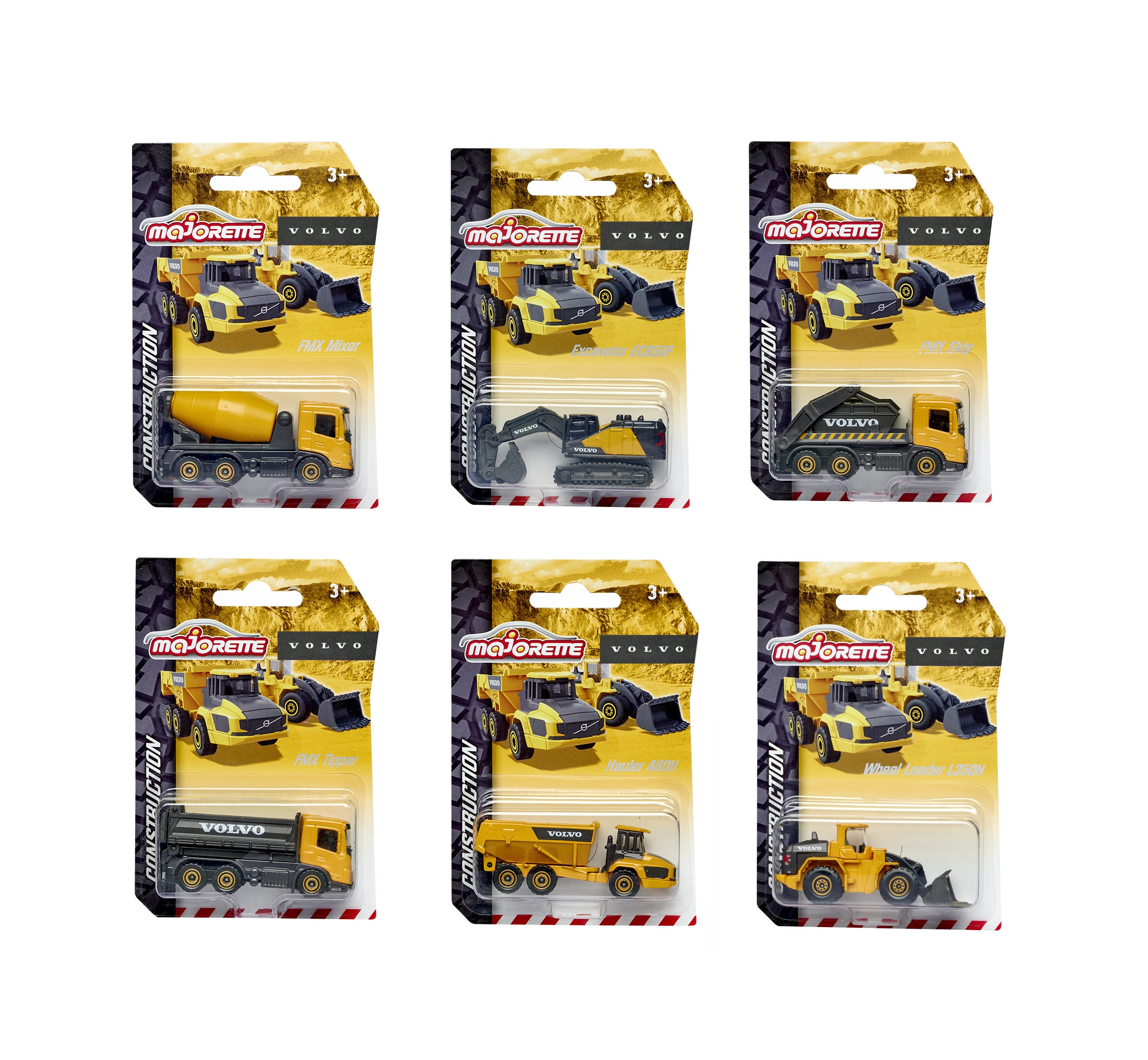 Volvo Construction Majorette Assortment