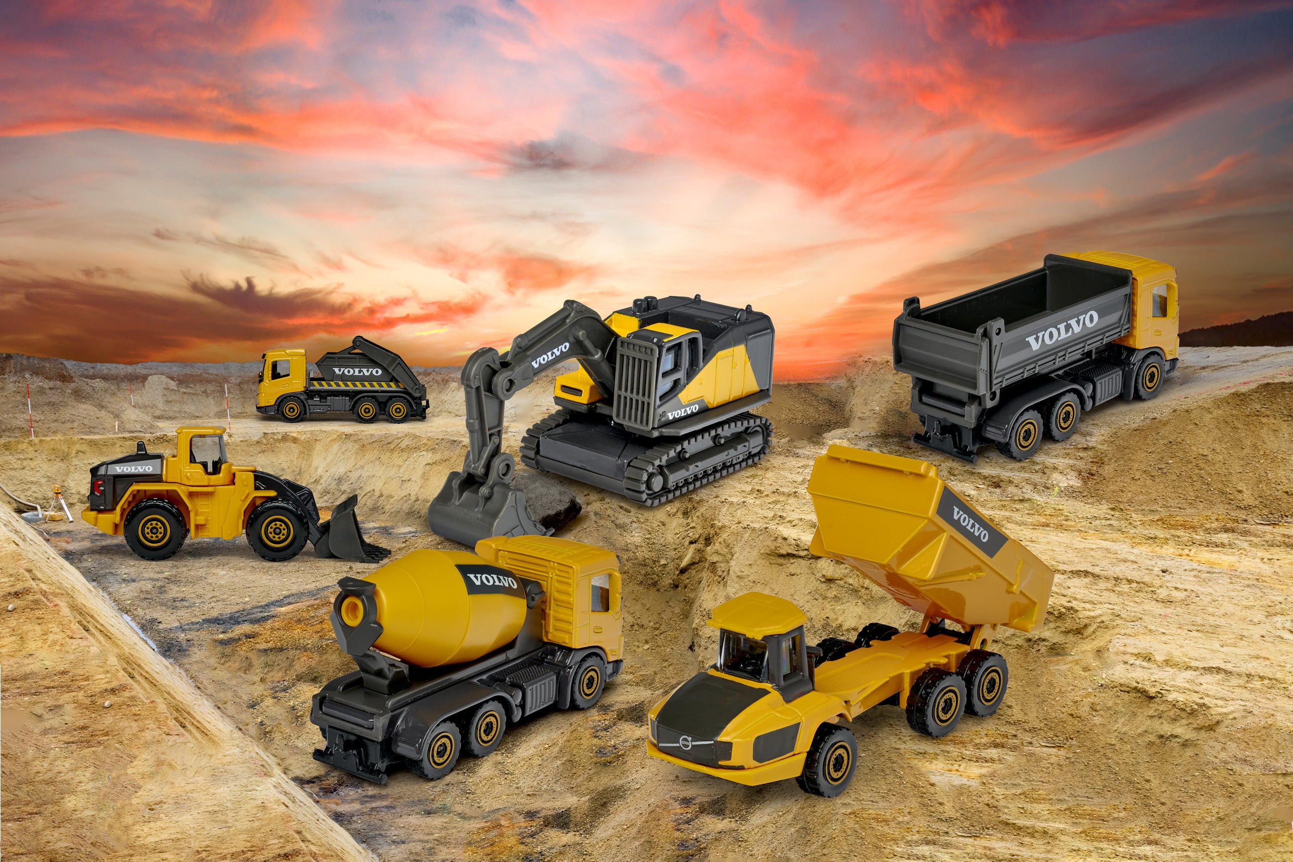 Volvo Construction Majorette Assortment