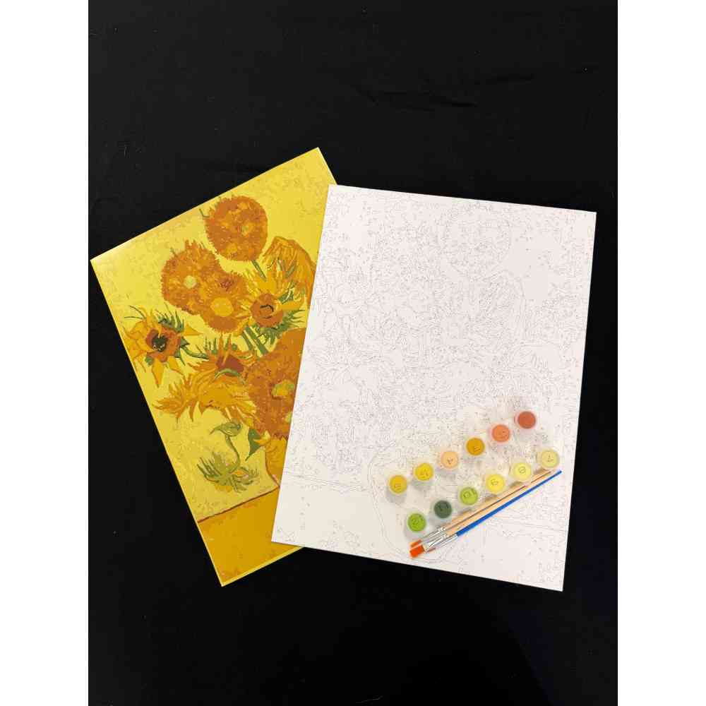 Sunflowers Envelope Paint By Numbers Board