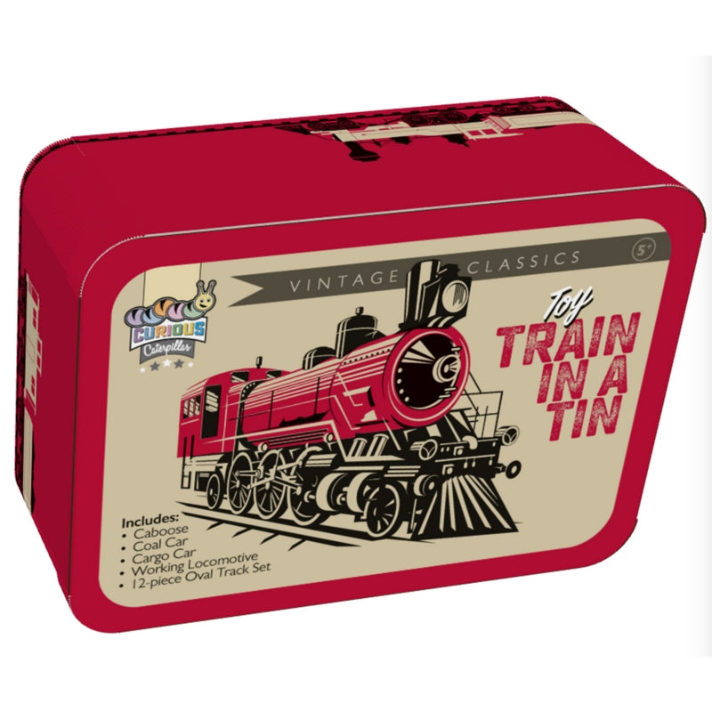 Train in a Tin Desktop Set