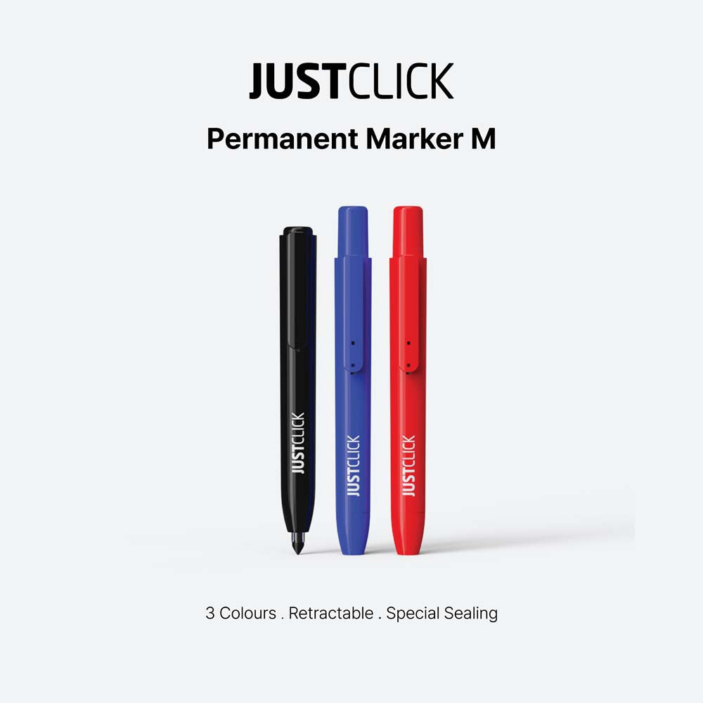 Morris JUSTCLICK MRP-106 Medium Nib Permanent Marker