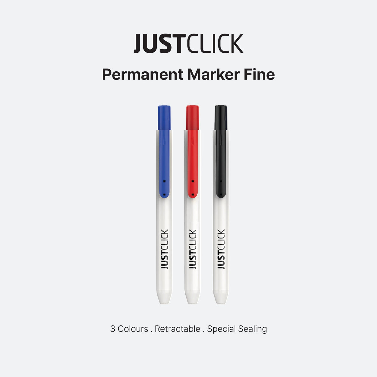 Morris JUSTCLICK MRN-102 Fine Nib Permanent Marker