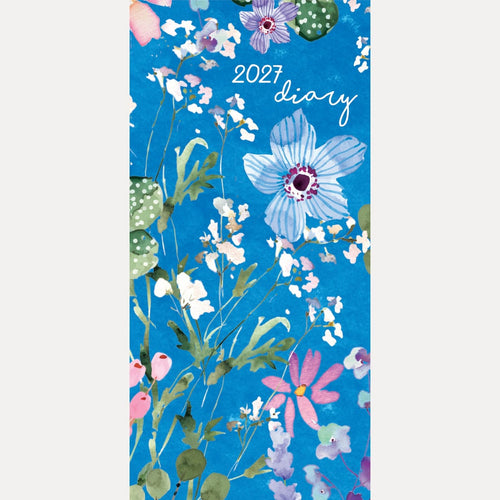 2027 Wild Cobalt Pocket Weekly Diary Planner
