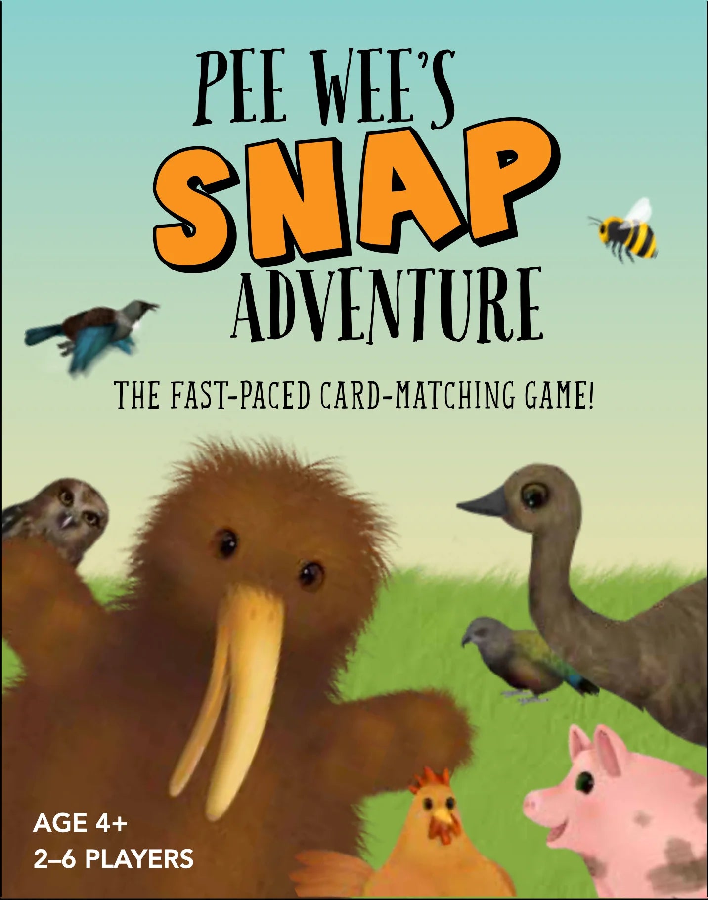 Pee Wee the Kiwi's Snap Adventure Card Game