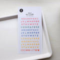 Handwriting Daily Deco Stickers