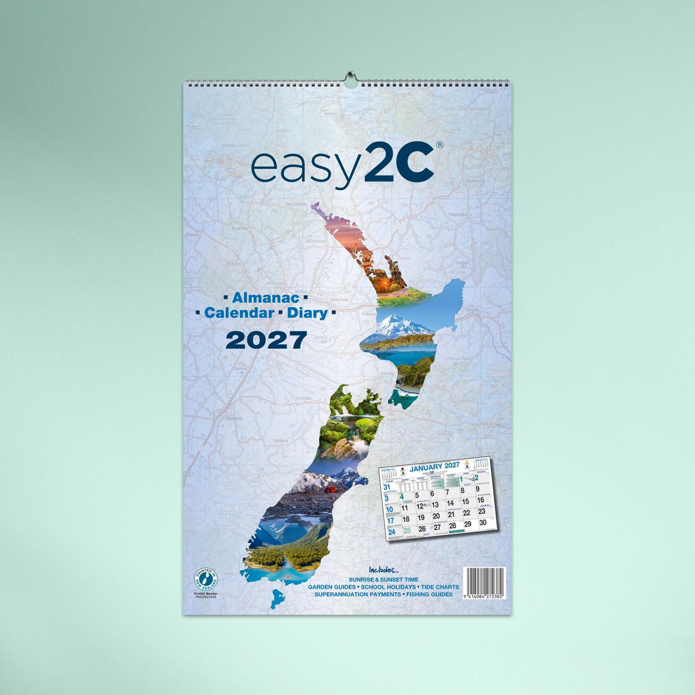 NZ Scenic Wall Calendar