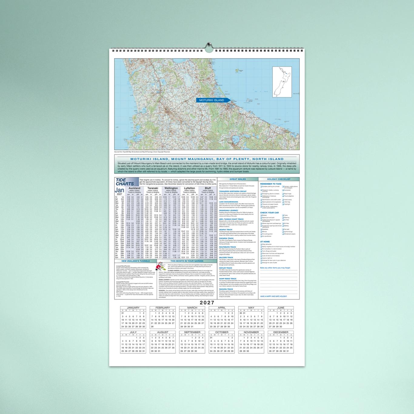 NZ Scenic Wall Calendar