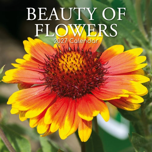 2027 Beauty of Flowers Square Wall Calendar