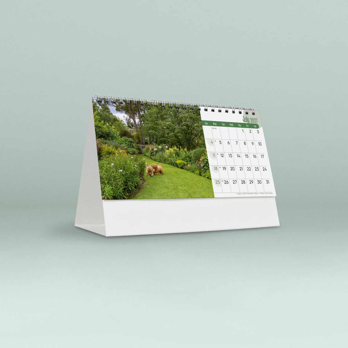 Garden Sanctuaries Desk Calendar