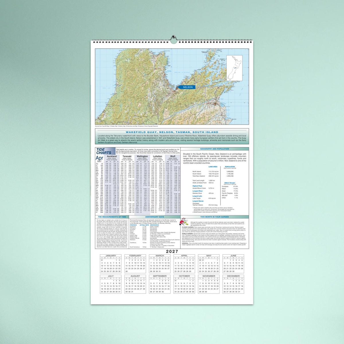 NZ Scenic Wall Calendar