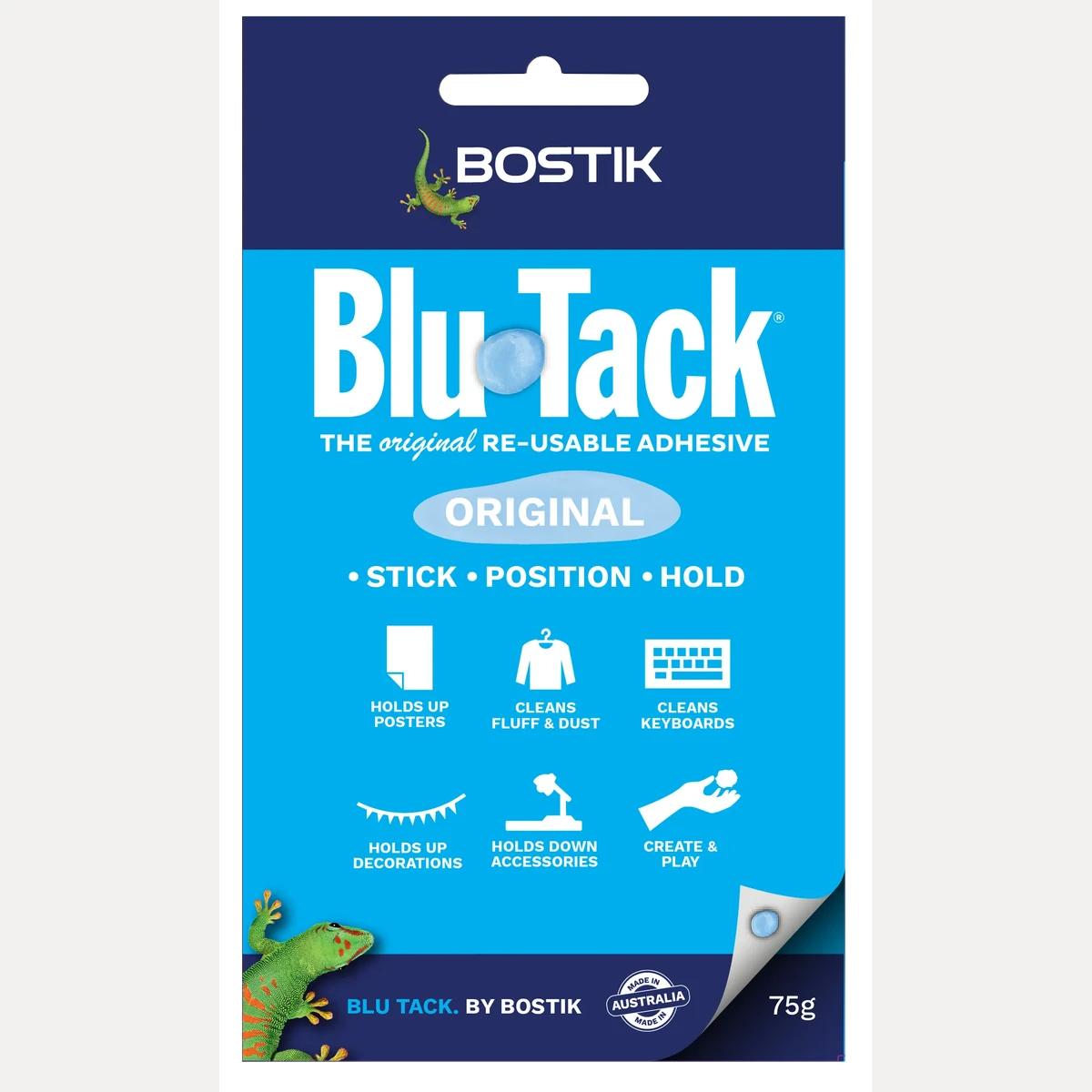 BLU TACK BOSTIK 75G