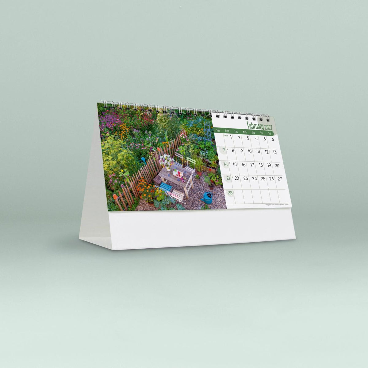Garden Sanctuaries Desk Calendar