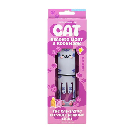 Cat Reading Light and Bookmark