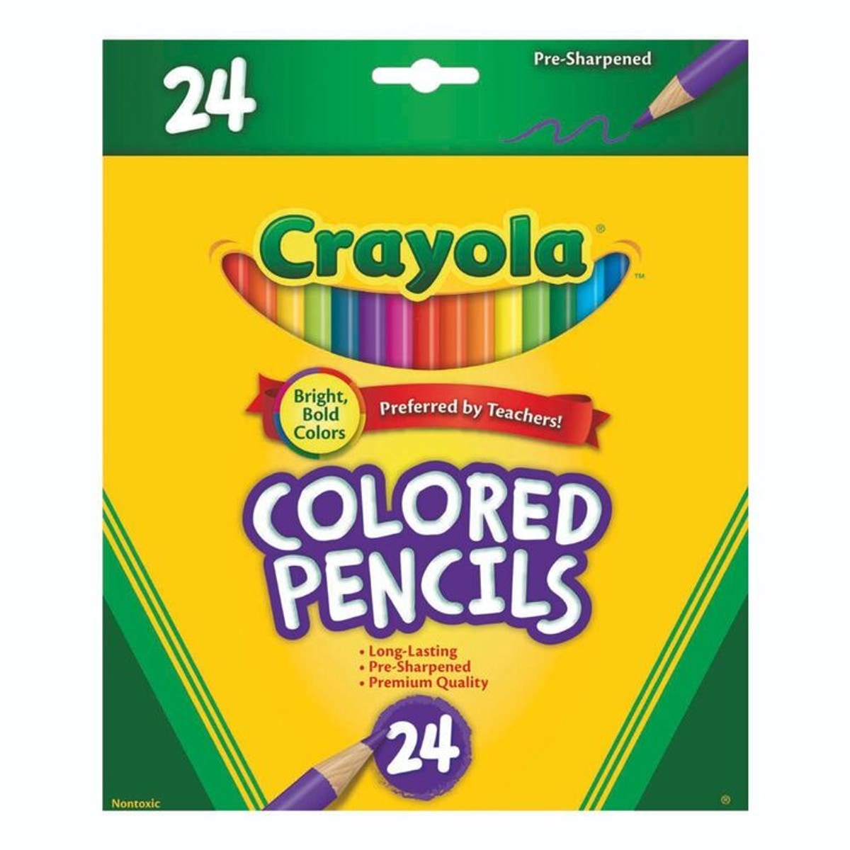 COLOURED PENCILS CRAYOLA FULL PK 24