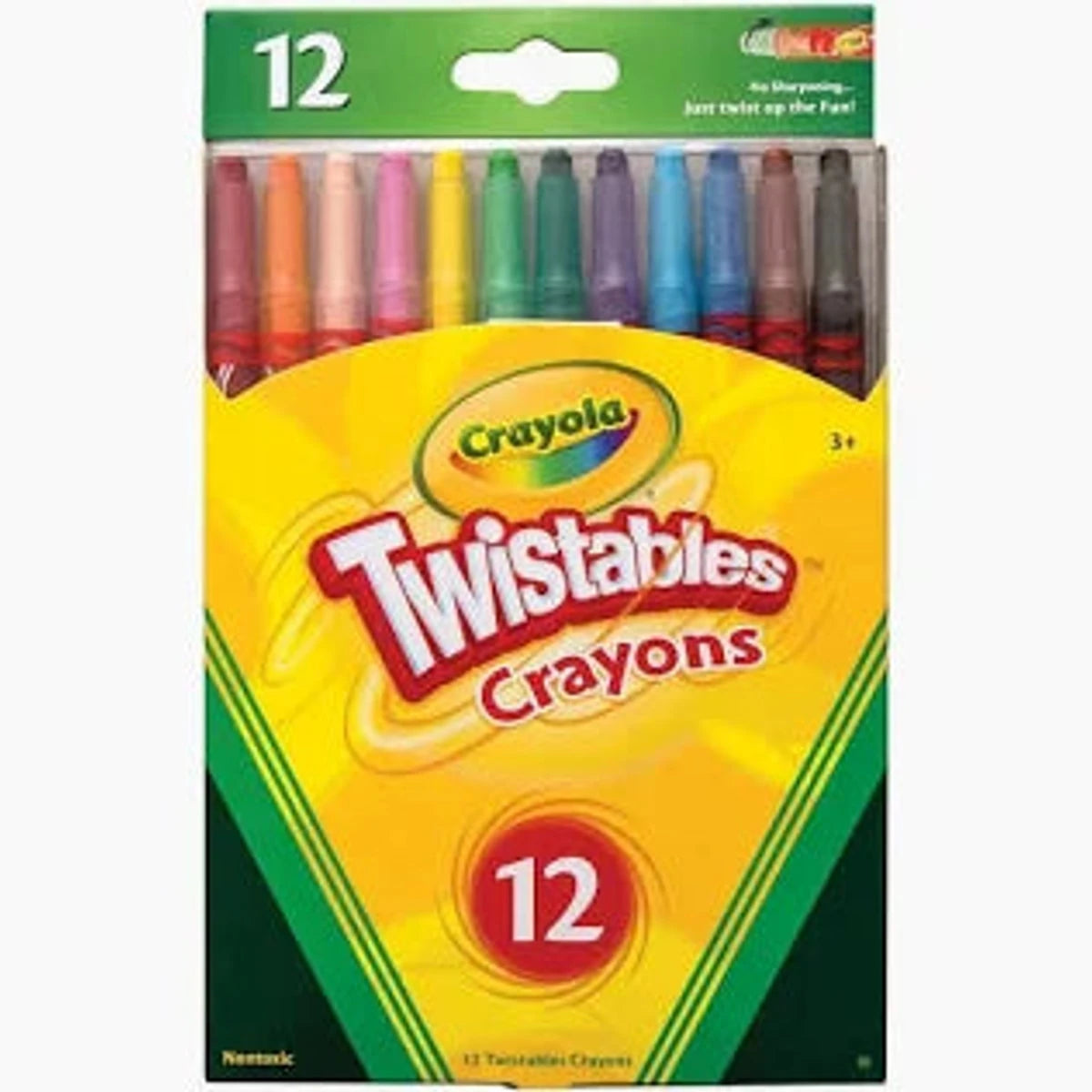 CRAYONS CRAYOLA TWISTABLE PK 12