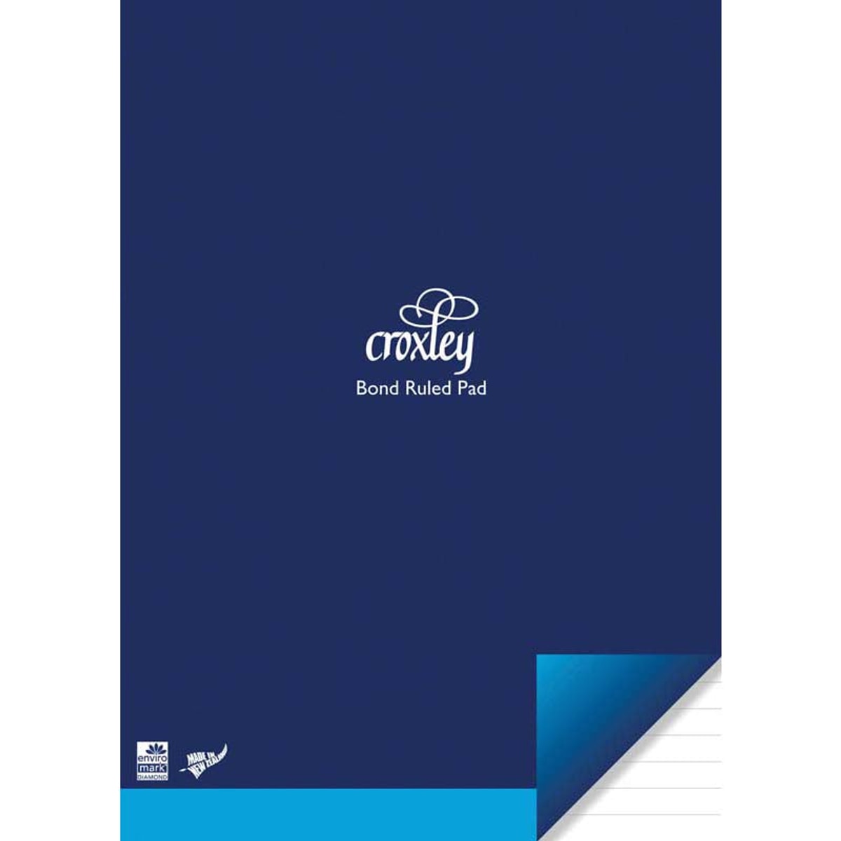 Croxley Pad Size 2 Ruled Bond 222x159mm 45 Leaf