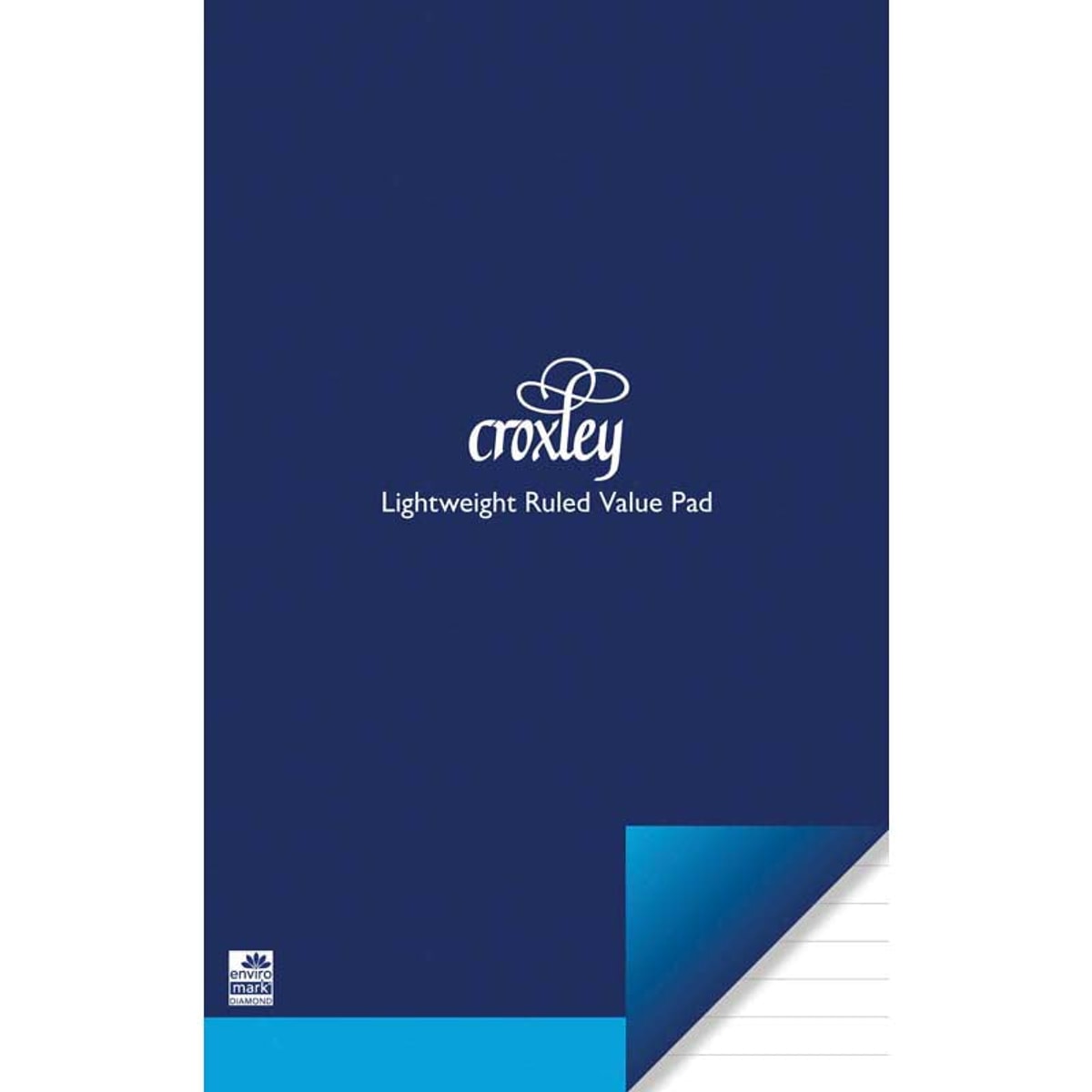 Croxley Size 1 Lightweight Ruled Writing Pad 202x127mm 90 Leaf