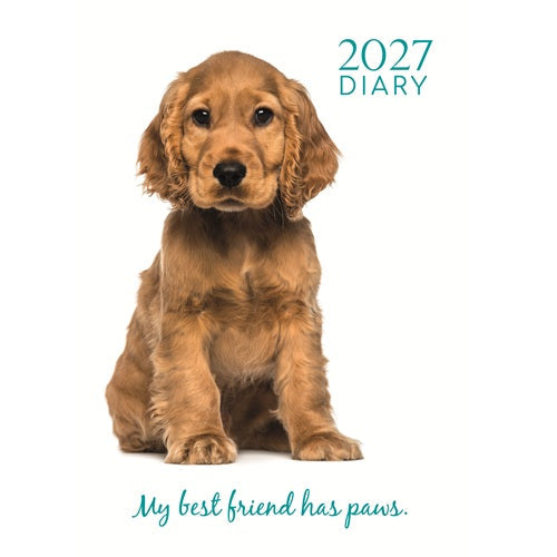 2027 Adorable Dogs A5 Week to View Diary