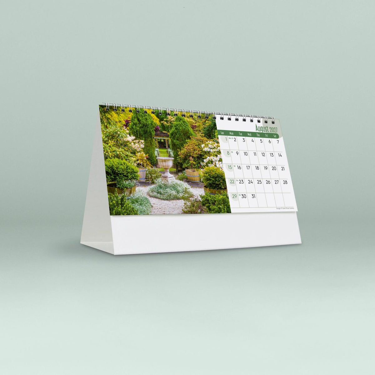 Garden Sanctuaries Desk Calendar