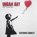 2027 Urban Art Featuring Banksy Square Wall Calendar
