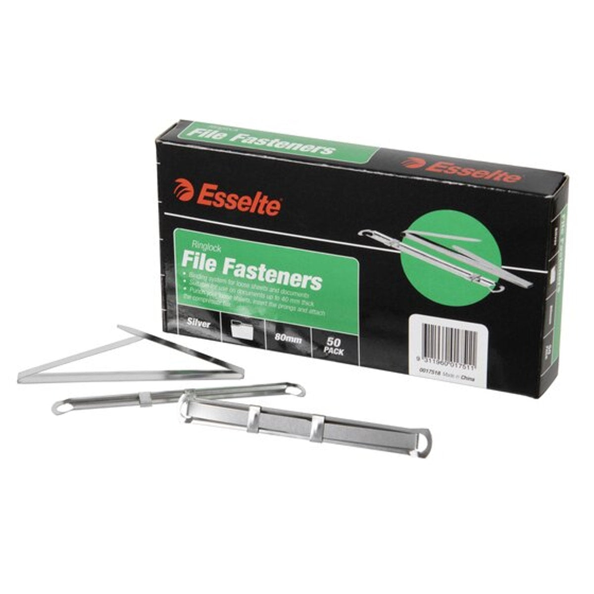 Esselte Ringlock File Fasteners 50 Pack