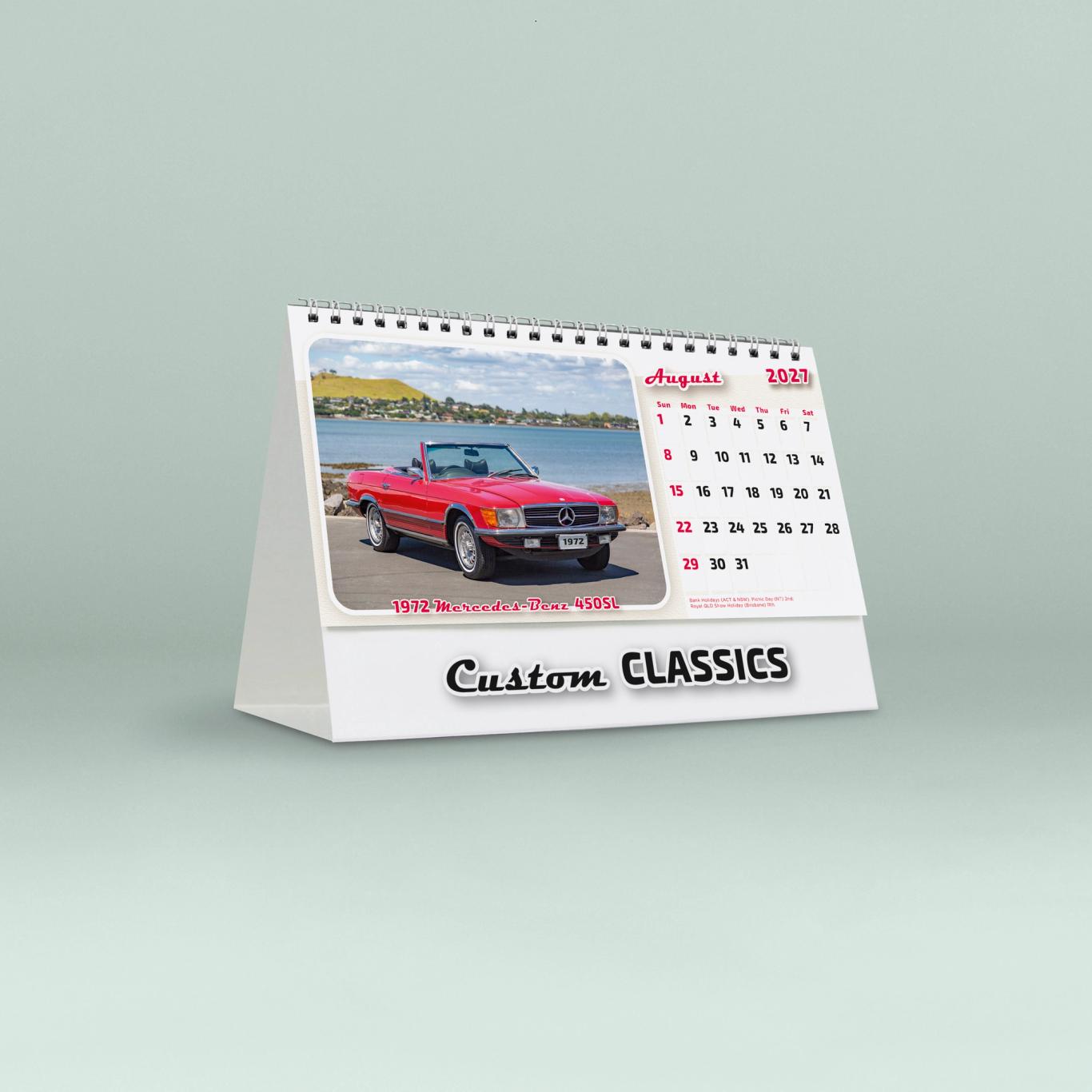 Custom Classics Desk Calendar