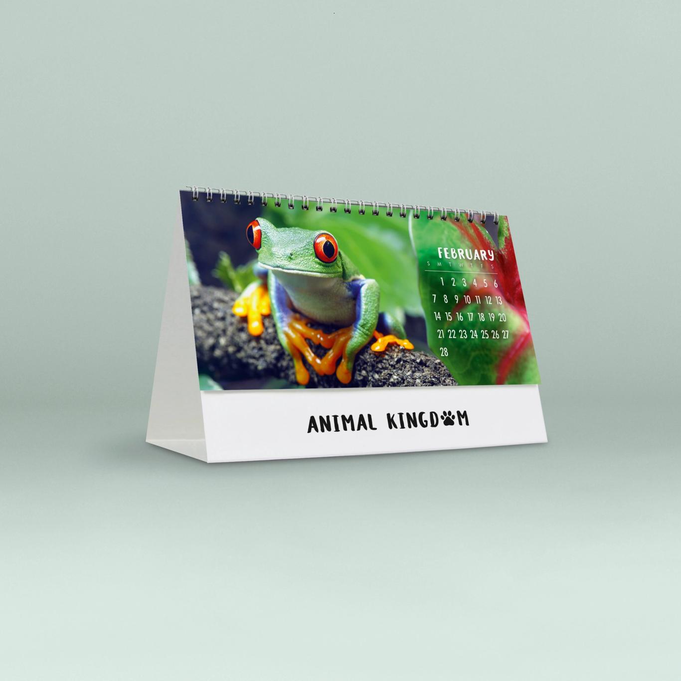 Animal Kingdom Desk Calendar