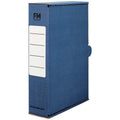 FM Storage Carton Blue Foolscap Document Storage Box