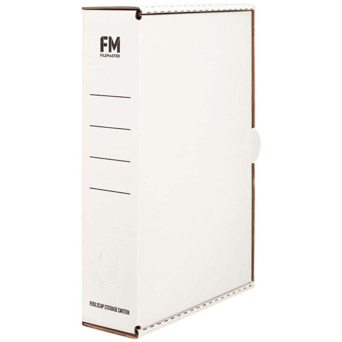 FM Storage Carton White Foolscap 385x250x85mm Standard Strength