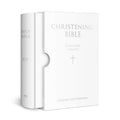 HOLY BIBLE: King James Version (KJV) White Compact Christening Edition