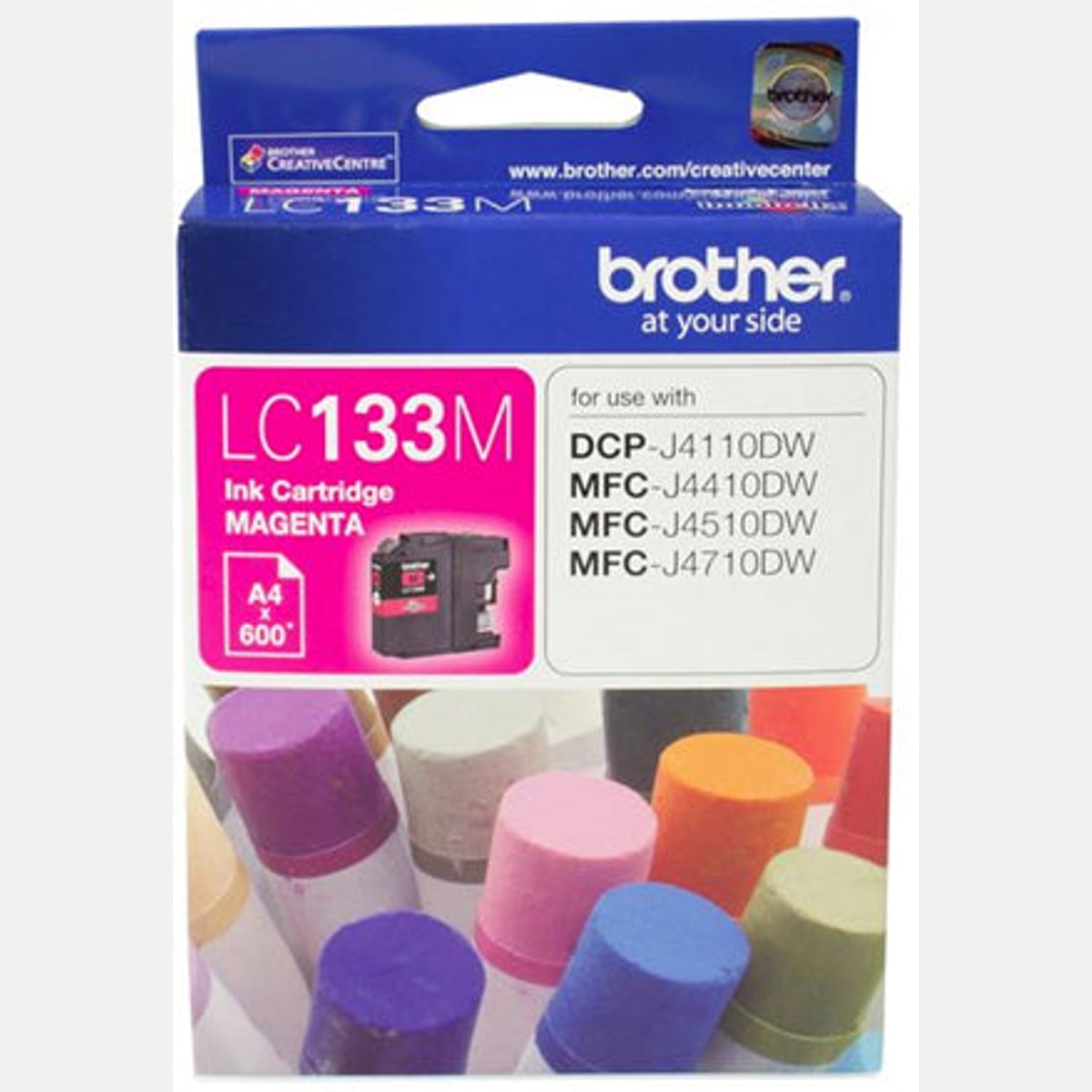 INK CART OEM BROTHER LC133M MAGENTA INK CARTRIDGE