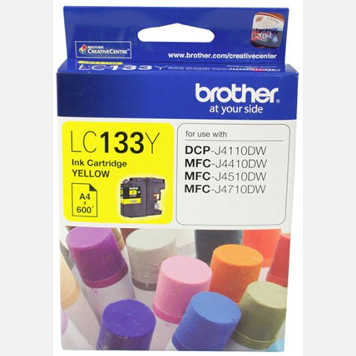 INK CART OEM BROTHER LC133Y YELLOW INK CARTRIDGE