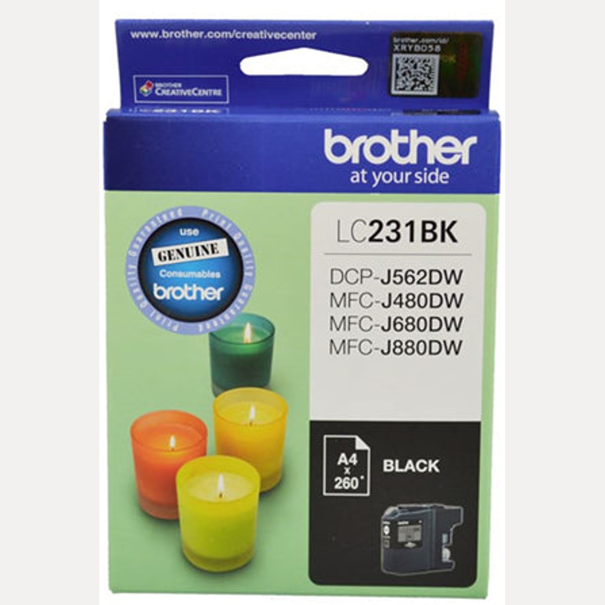 INK CART OEM BROTHER LC231BK BLACK INK CARTRIDGE