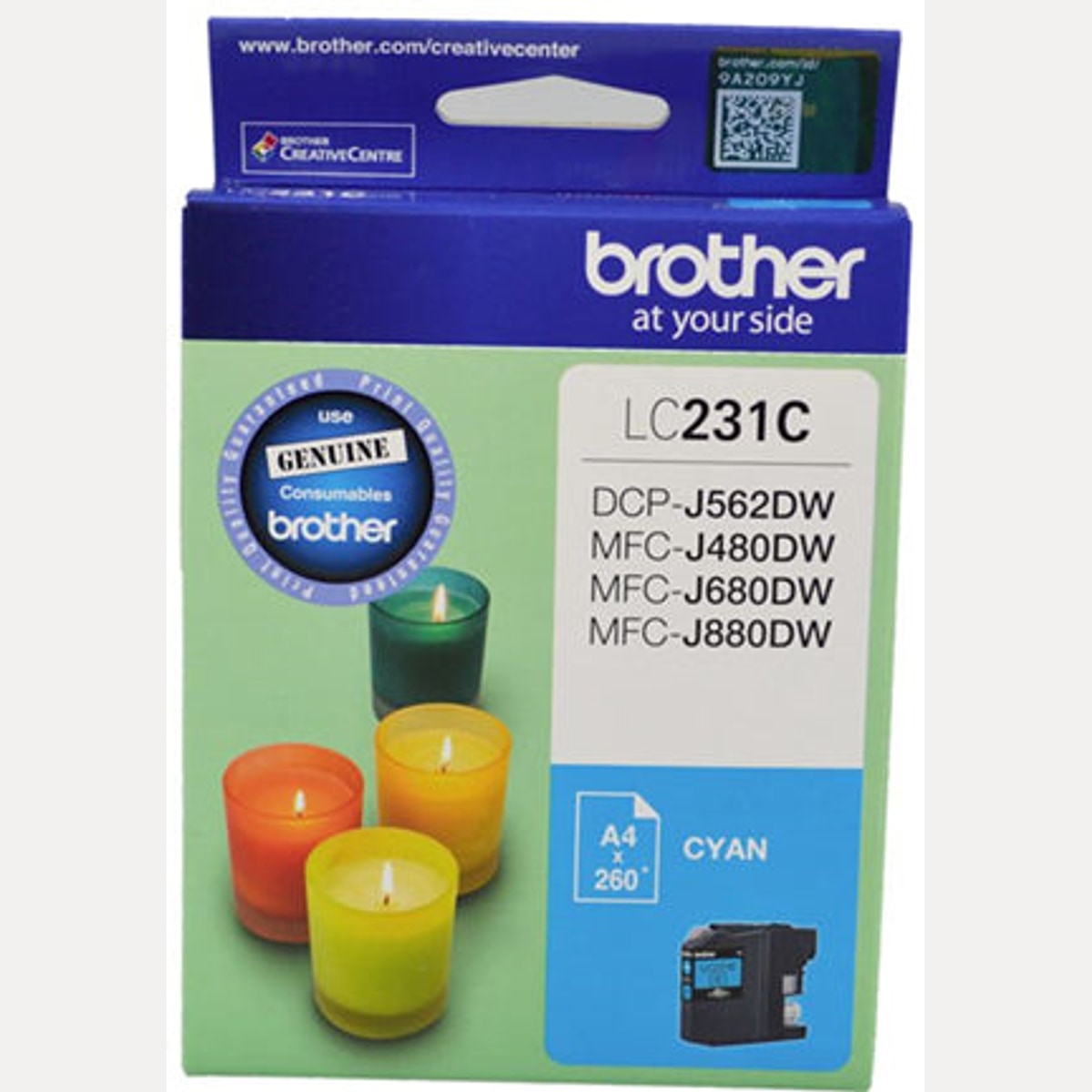 INK CART OEM BROTHER LC231C CYAN INK CARTRIDGE