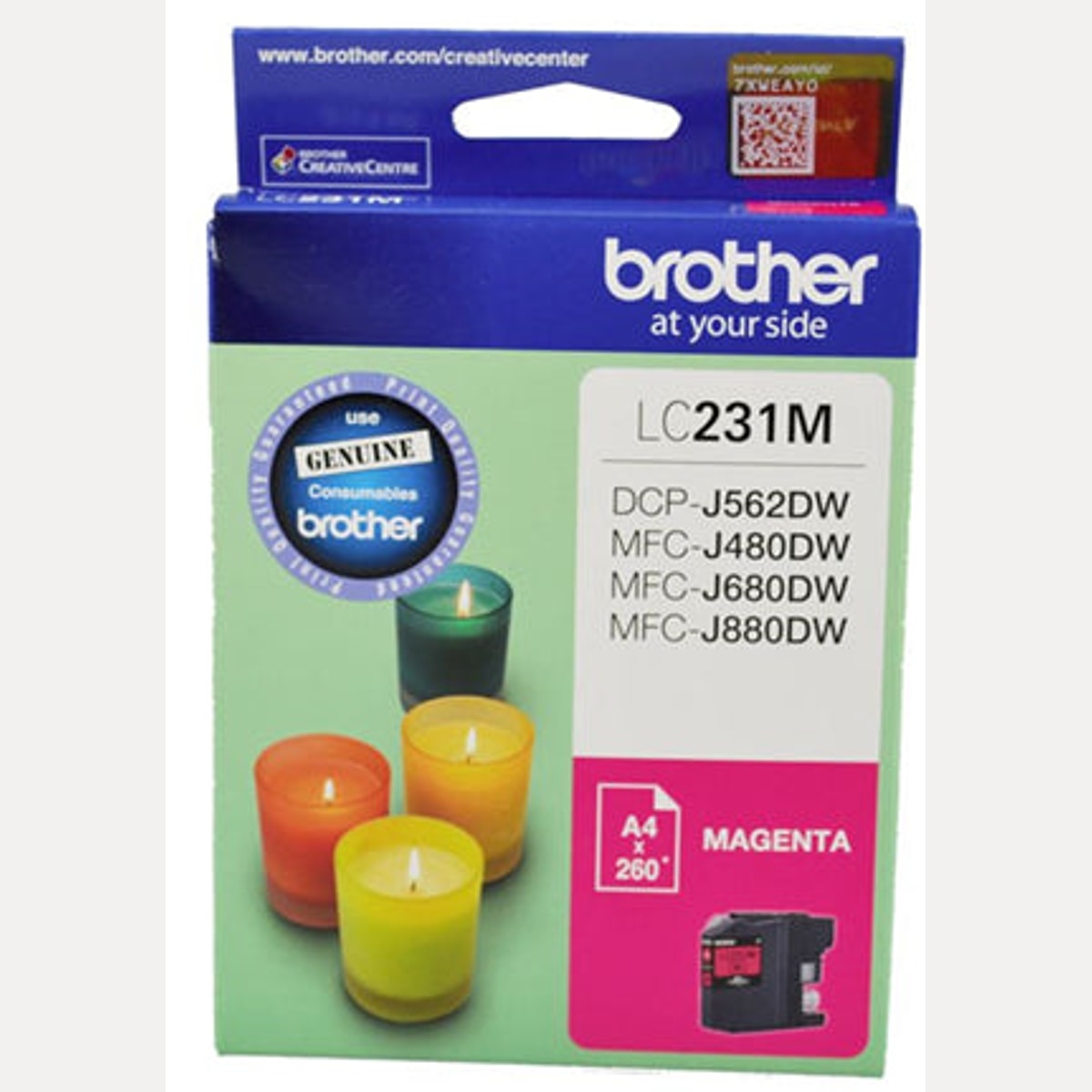 INK CART OEM BROTHER LC231M MAGENTA INK CARTRIDGE
