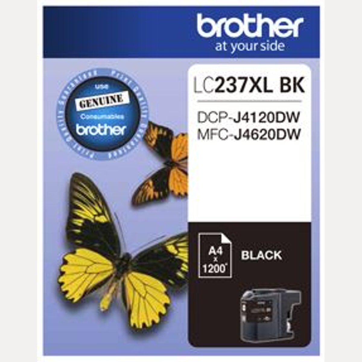 INK CART OEM BROTHER LC237XLBK BLACK HIGH YIELD INK CARTRIDGE