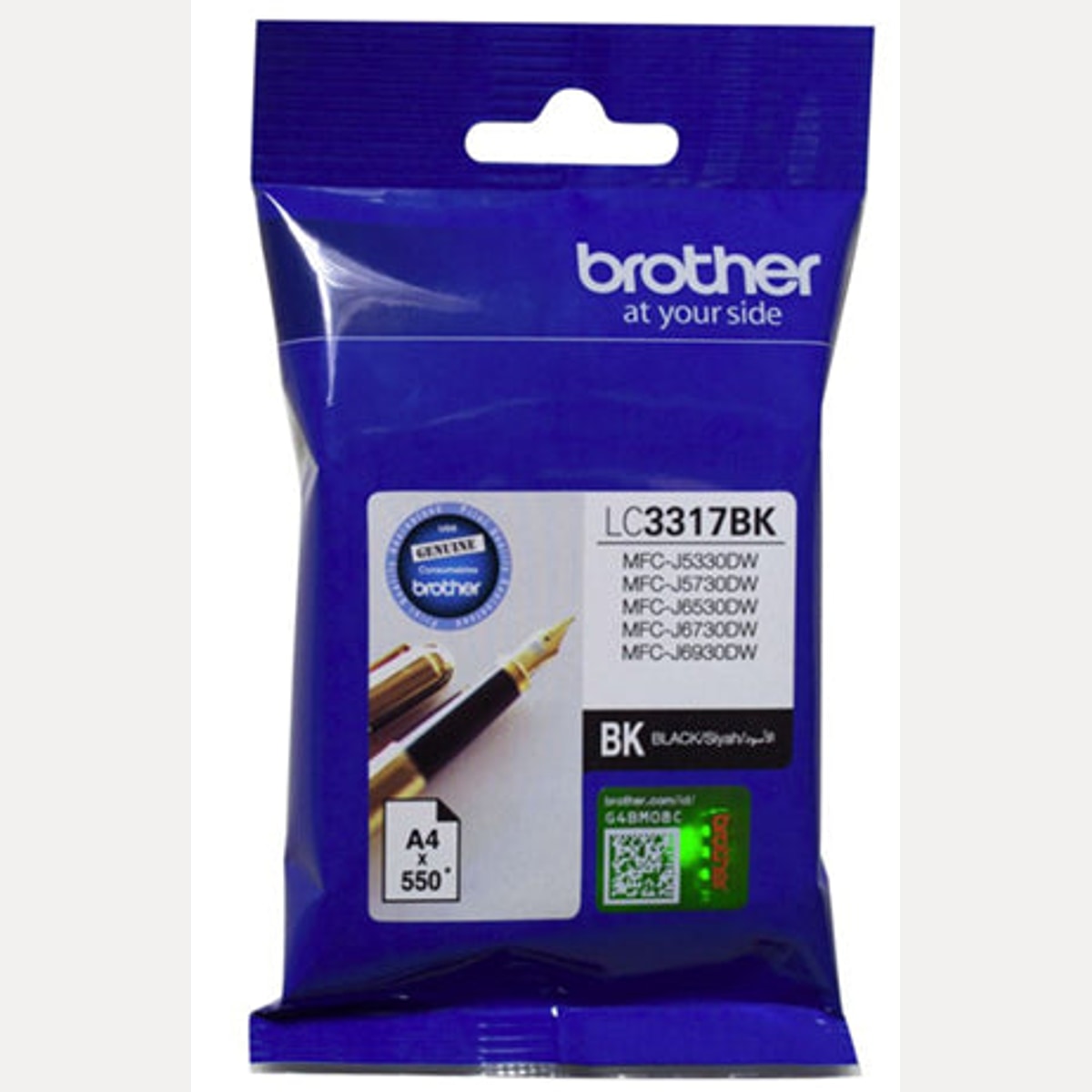 INK CART OEM BROTHER LC3317BK BLACK