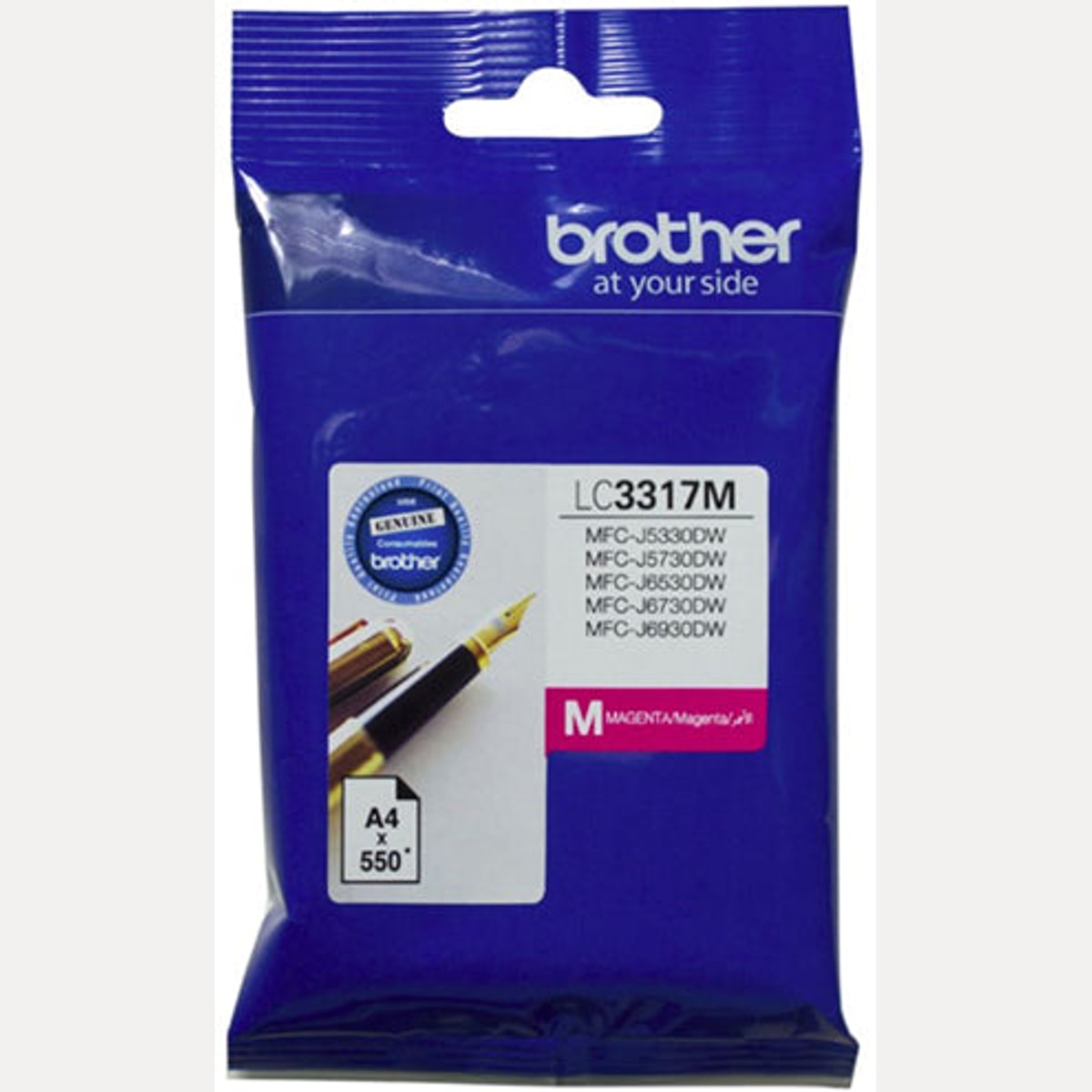 INK CART OEM BROTHER LC3317M MAGENTA INK CARTRIDGE