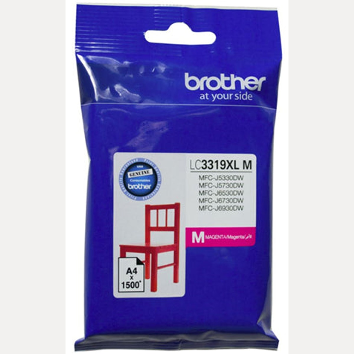 INK CART OEM BROTHER LC3319XLM MAGENTA HIGH YIELD  INK CARTRIDGE