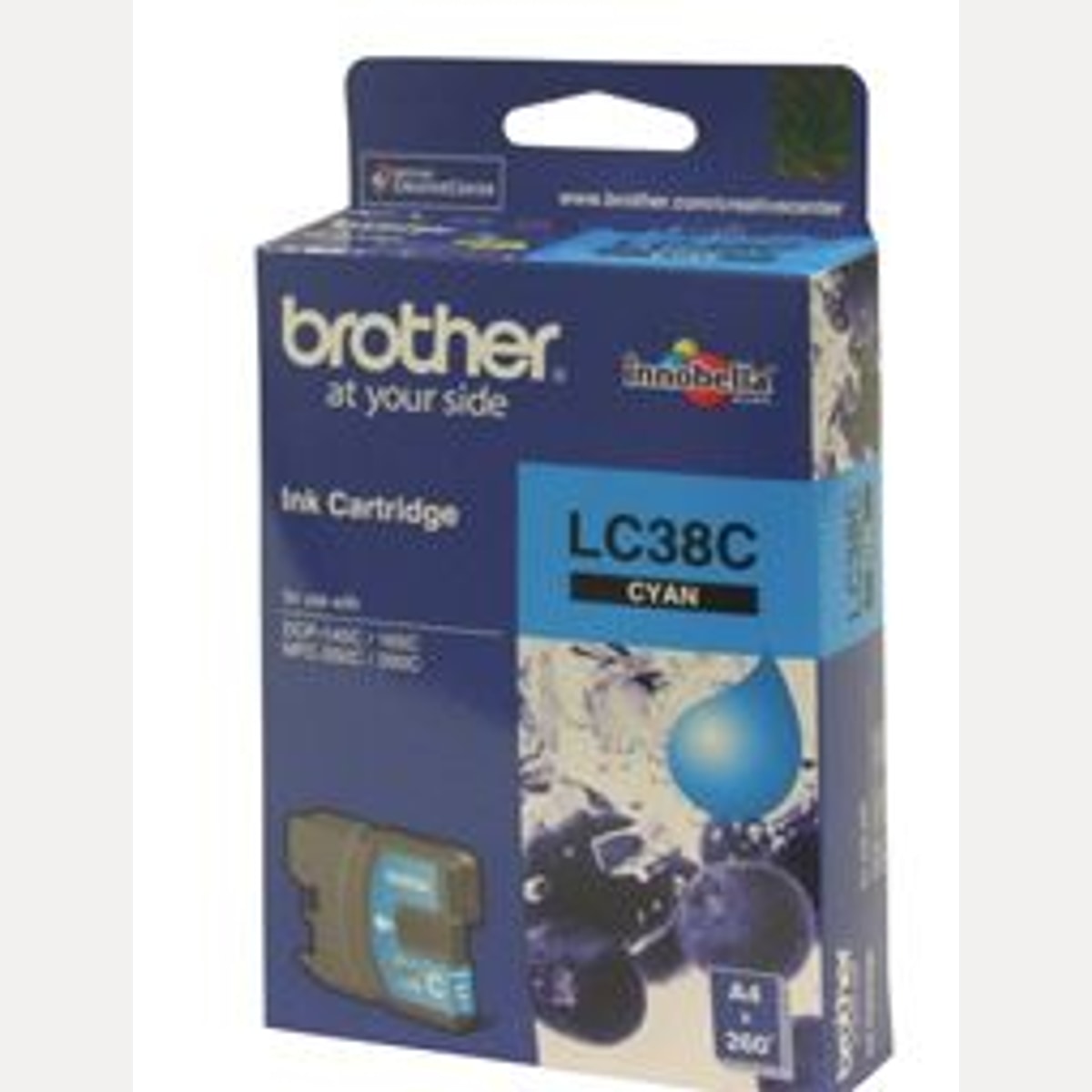 INK CART OEM BROTHER LC38C CYAN