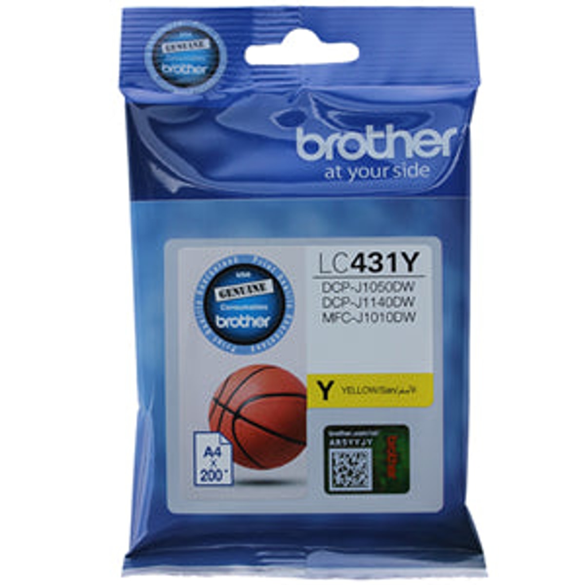 INK CART OEM BROTHER LC431 YELLOW