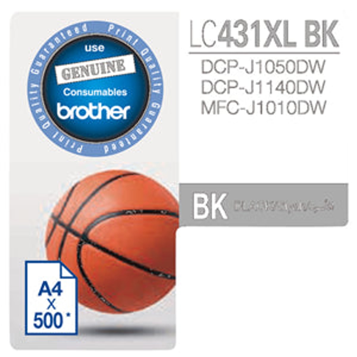 INK CART OEM BROTHER LC431XL BLACK