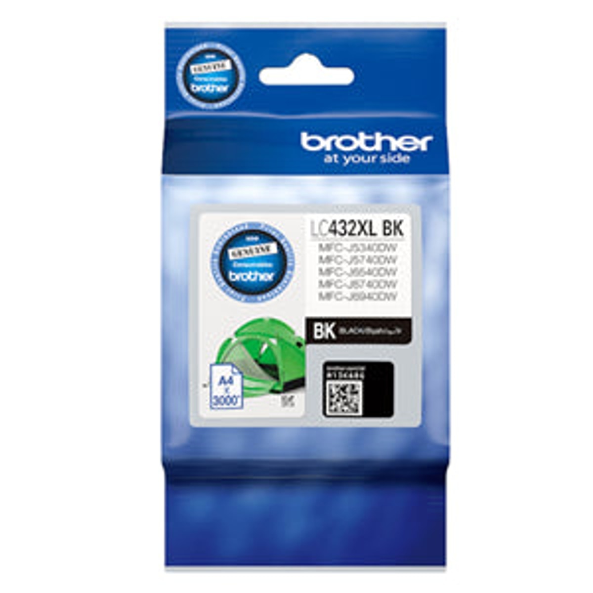 INK CART OEM BROTHER LC432XLBK BLACK HIGH YIELD INK CARTRIDGE