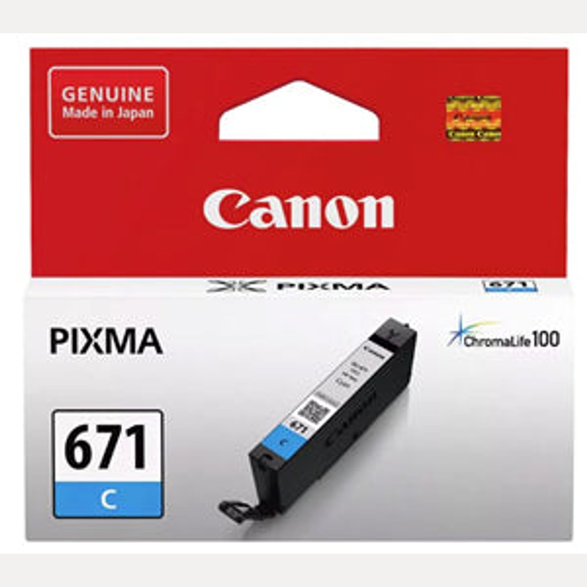 INK CART OEM CANON CLI671C CYAN INK CARTRIDGE
