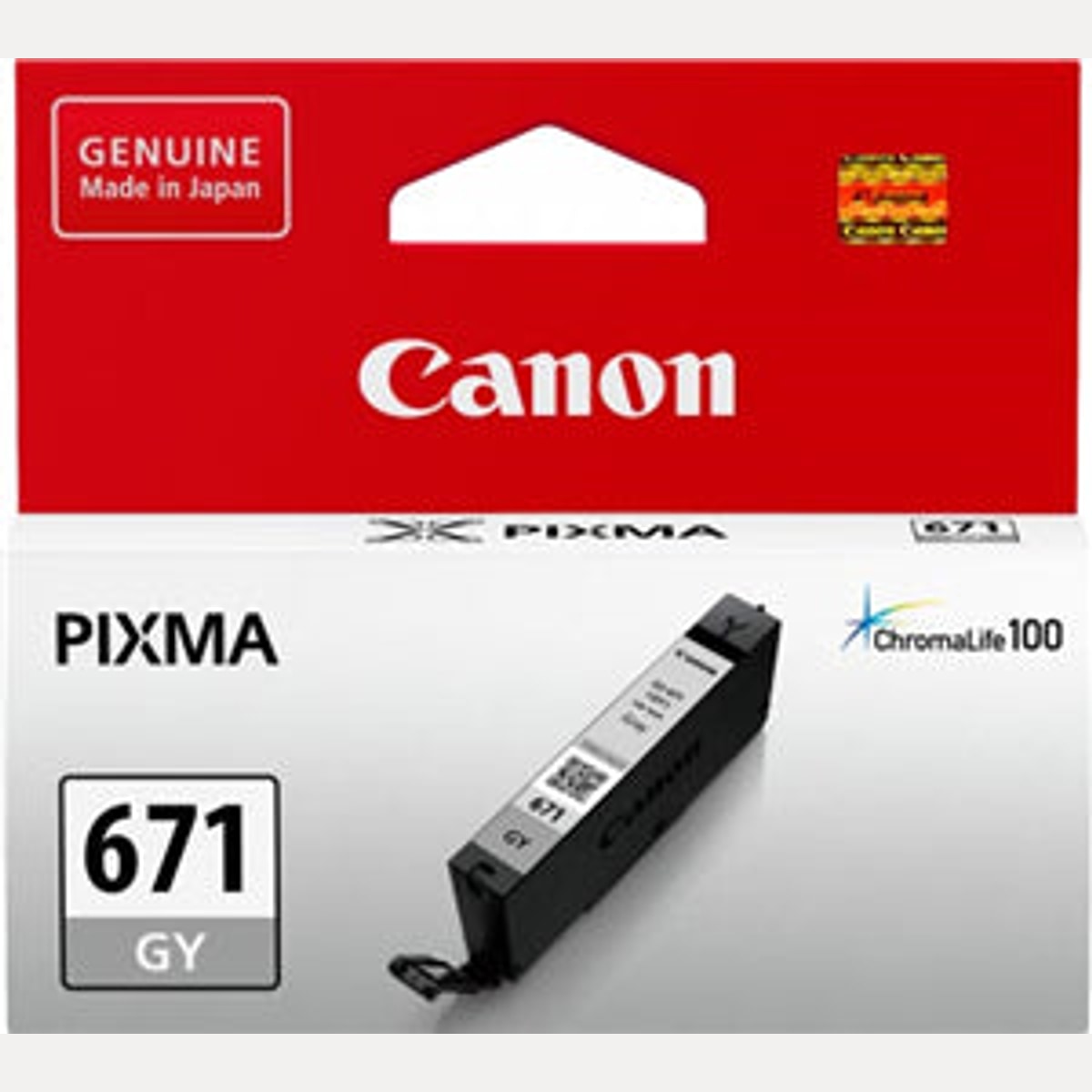 INK CART OEM CANON CLI671GY GREY INK CARTRIDGE