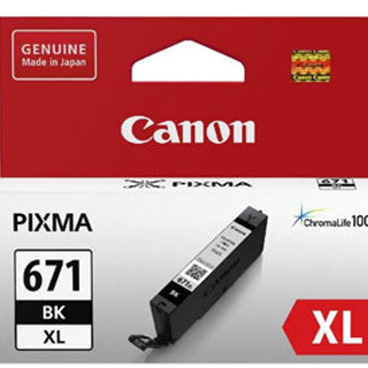 INK CART OEM CANON CLI671XLBK DYE BLACK HIGH YIELD INK CARTRIDGE