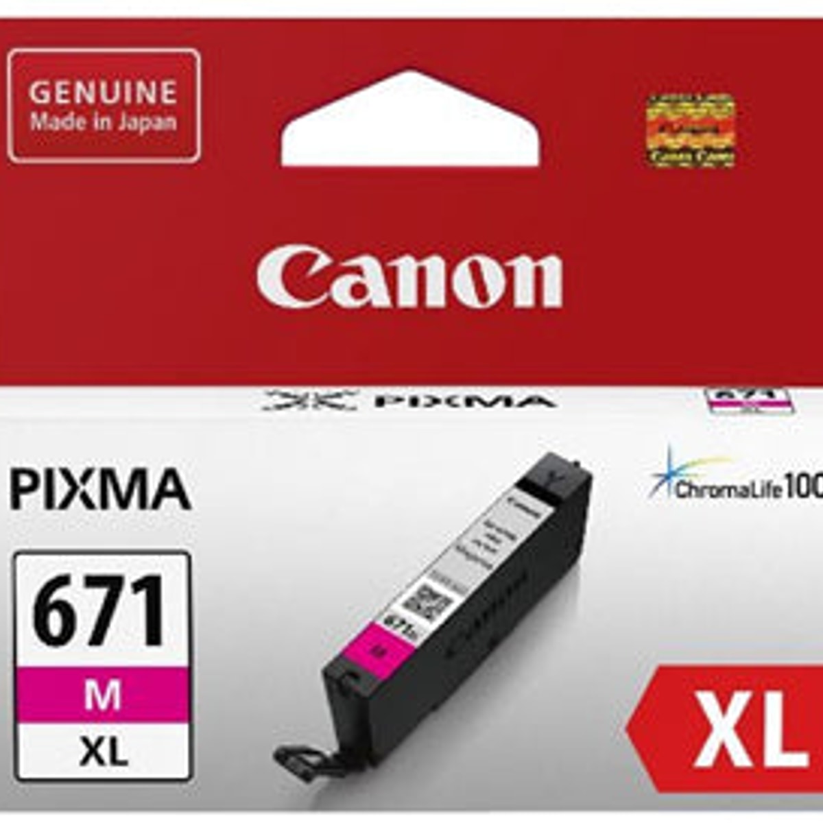 INK CART OEM CANON CLI671XLM MAGENTA HIGH YIELD INK CARTRIDGE