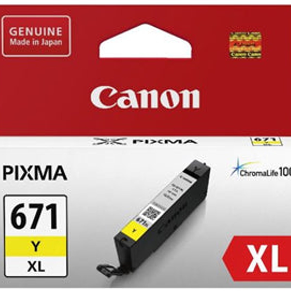 INK CART OEM CANON CLI671XLY YELLOW HIGH YIELD INK CARTRIDGE